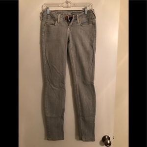 Gray True Religion Skinny Jeans